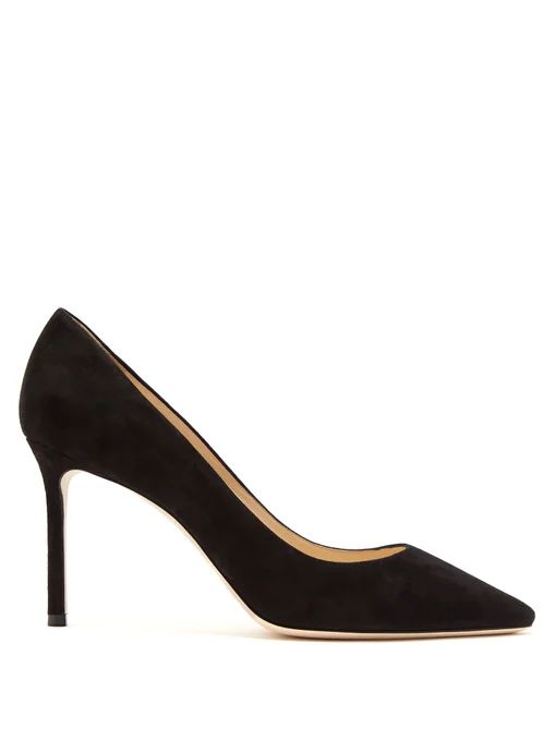 Romy 85mm suede pumps | Jimmy Choo | Matches (UK)