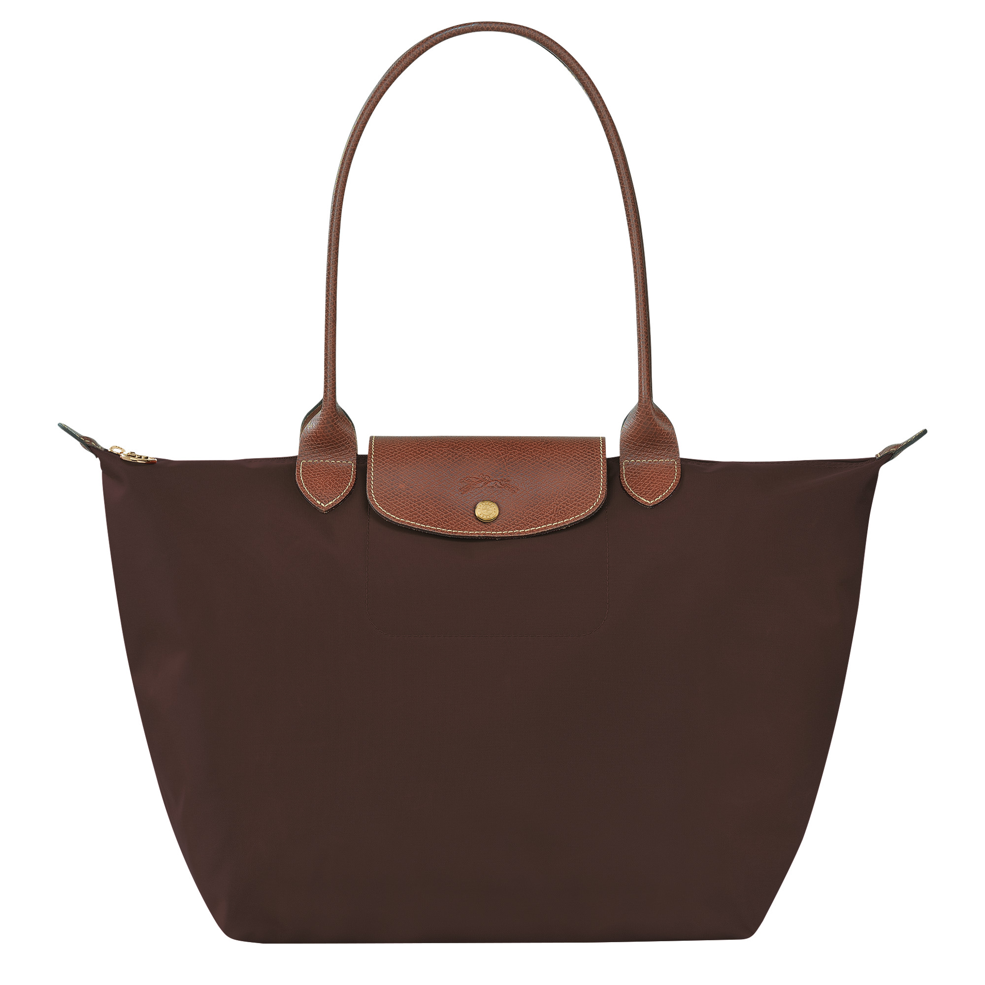 Le Pliage Original L Tote bag Ebony - Recycled canvas | Longchamp GB | Longchamp