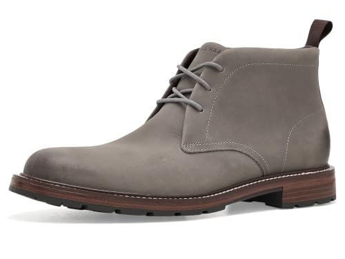 Cole Haan Men's Roundhill Grand Chukka Boots, Steel Gray Nubuck Waterproof, 10.5-M US | Amazon (US)
