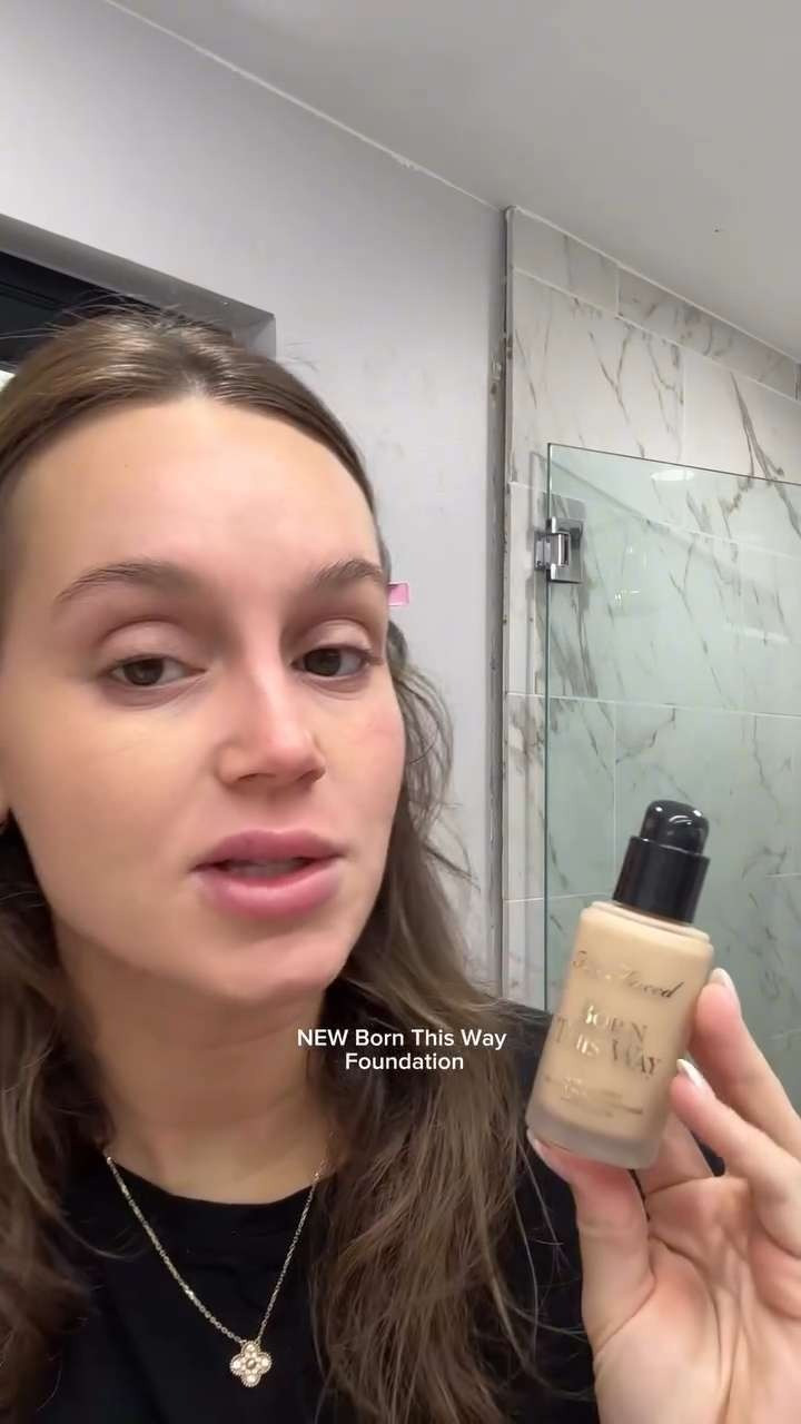 A little GRWM for our first date night after baby Lottie got here☺️✨ using my @toofaced Born This Way Foundation!
Available at @ultabeauty 💅🏼 #TooFacedPartner #tfbornthisway 

 #LTKStyleTip #LTKBeauty