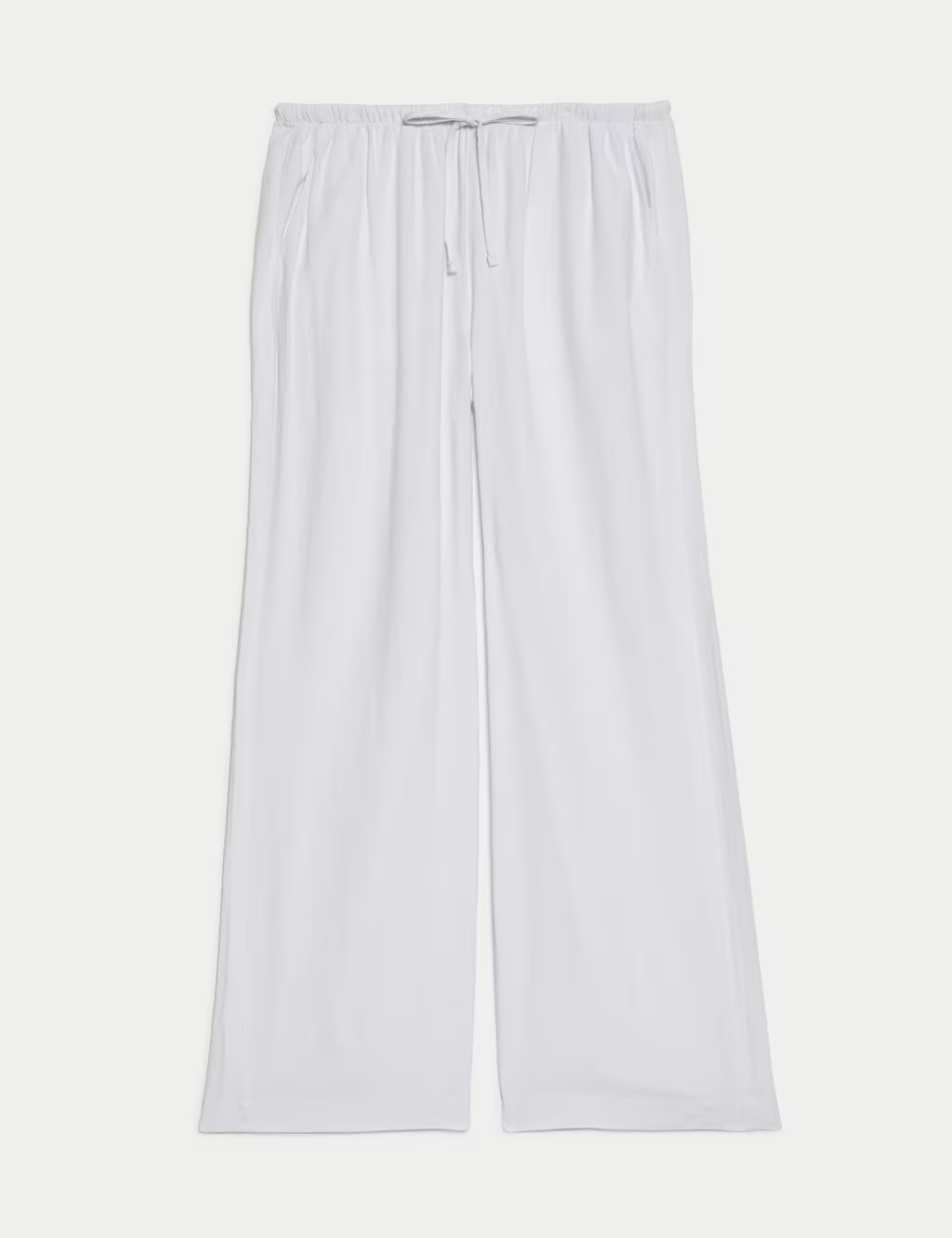 Linen Blend Wide Leg Trousers | Marks & Spencer (UK)