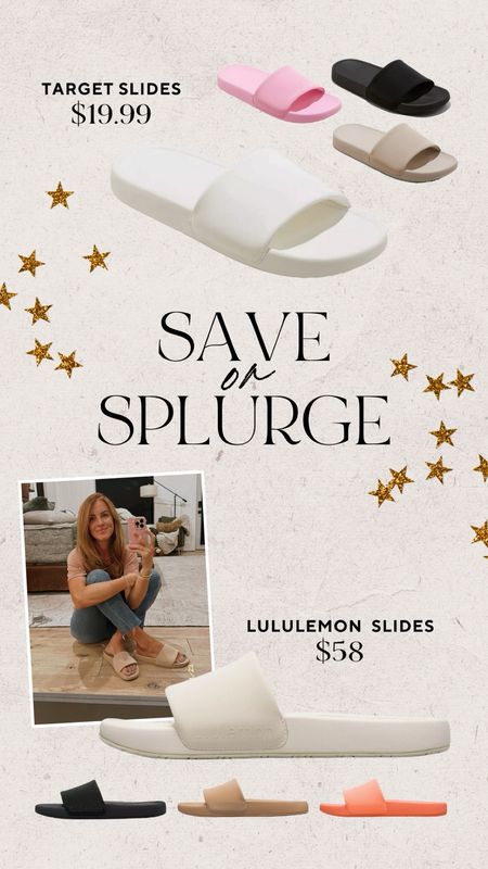 I LOVE my @lululemon slides. I raved about them all last year! @target came out with the perfect dupe for them. 

#LTKshoecrush #LTKover40 #LTKfindsunder50