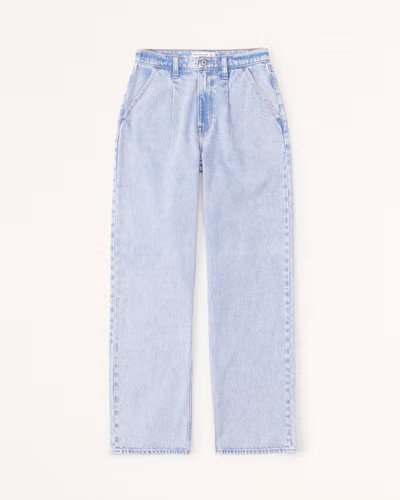 Curve Love High Rise Loose Jean | Abercrombie & Fitch (US)