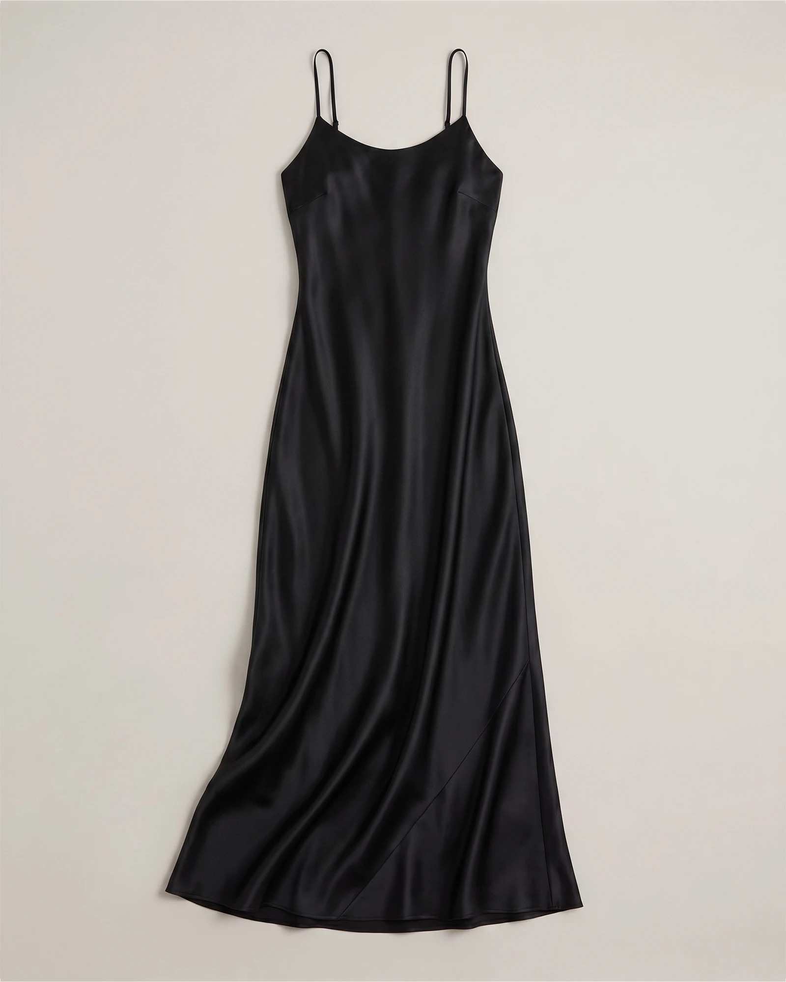 Quince | Women's Maxi Slip Dress in Black, Size Small, Mulberry Silk | Quince