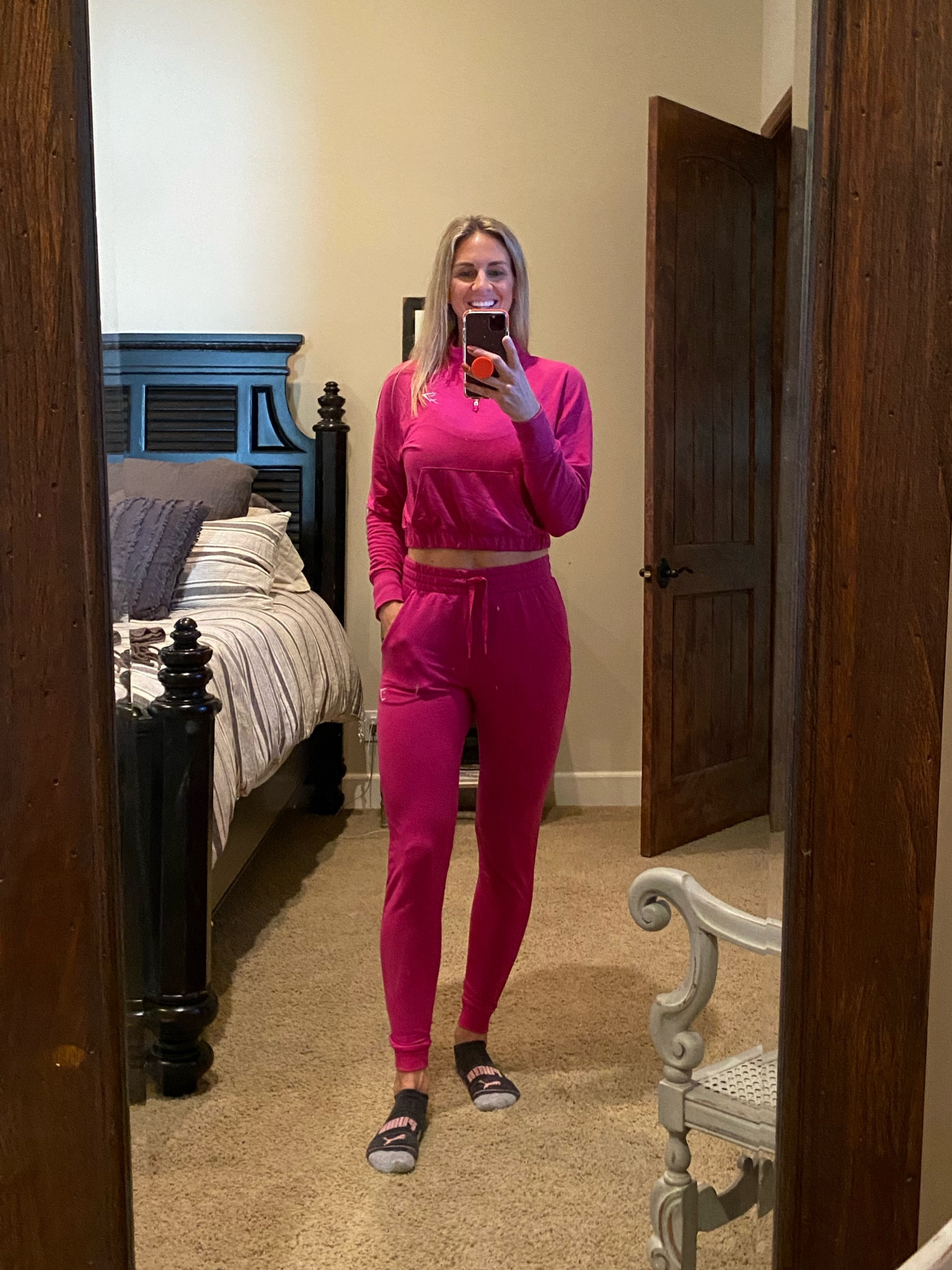 I have small bottoms, medium top.

Active wear. Gym shark. Jogger set. 

#LTKunder50 #LTKsalealert #LTKfit