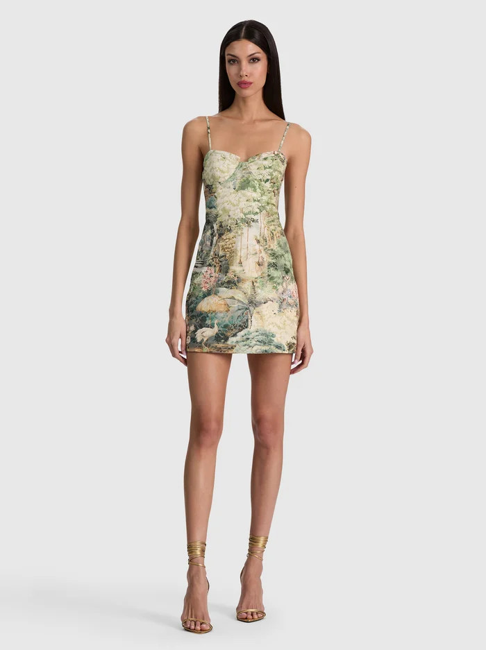 NILA CORSET MINI DRESS | Alice + Olivia