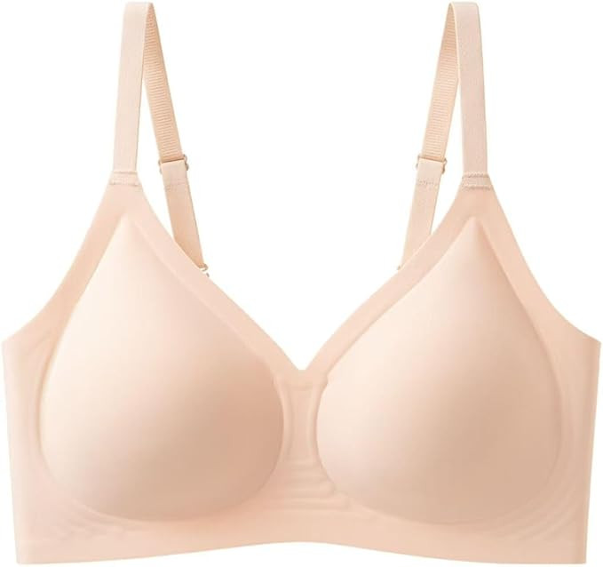Wireless Bras for Women No Underwire Full Coverage Push Up Bra Support Plus Size Bras for Older W... | Amazon (US)