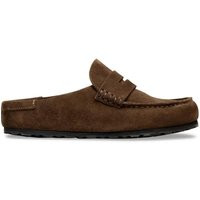 Birkenstock Naples Suede Mules Brown | Marks & Spencer (UK)