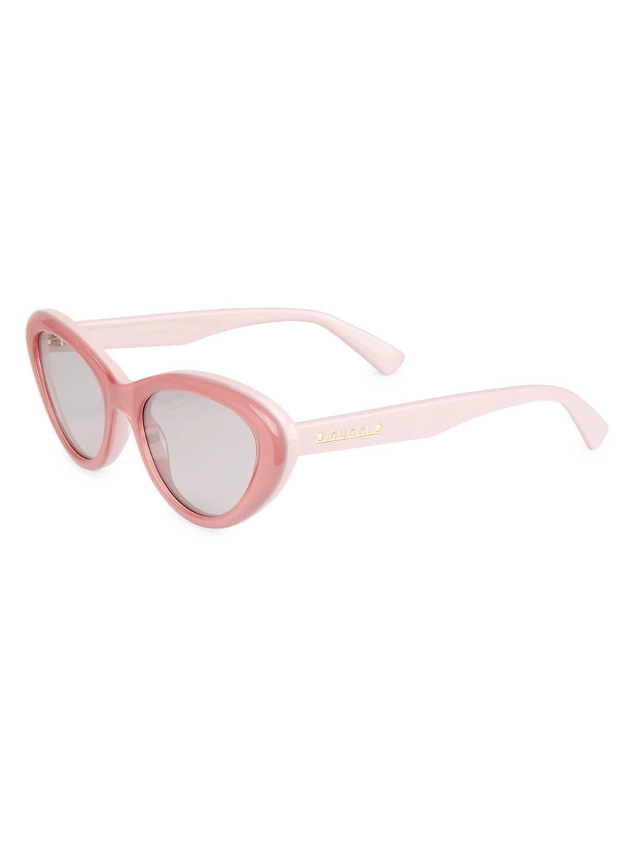 Women's Symbols 54MM Cat-Eye Acetate Sunglasses - Pink | Saks Fifth Avenue