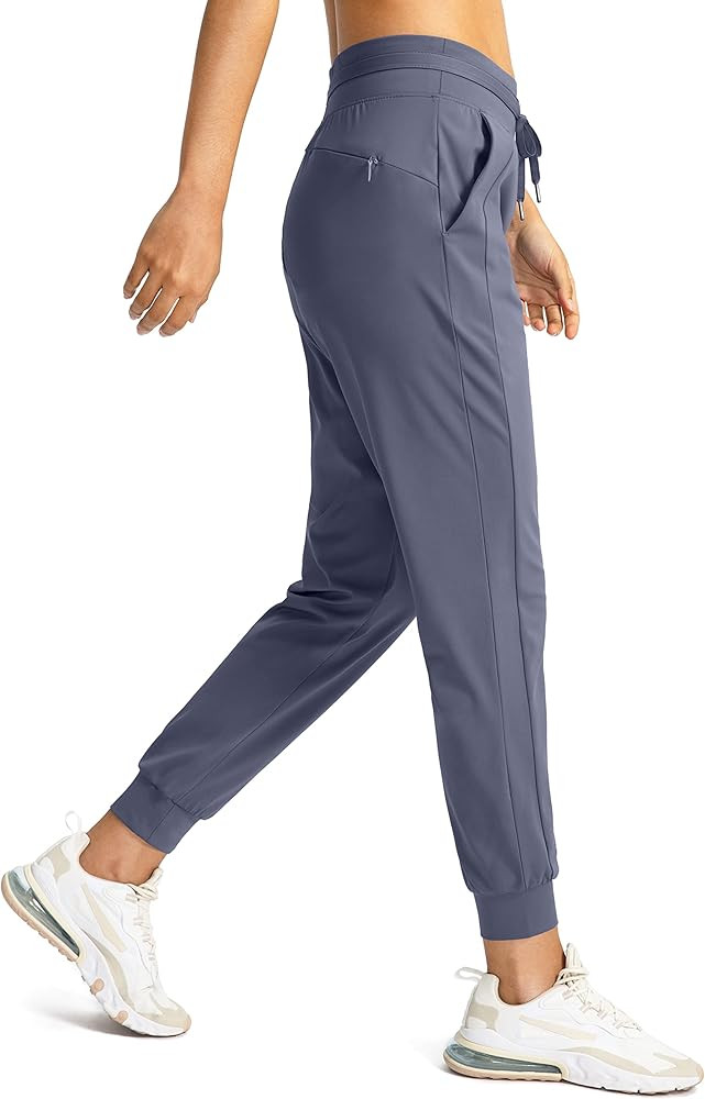 G Gradual Women's Joggers Pants with Zipper Pockets High Waisted Athletic Tapered Sweatpants for ... | Amazon (US)