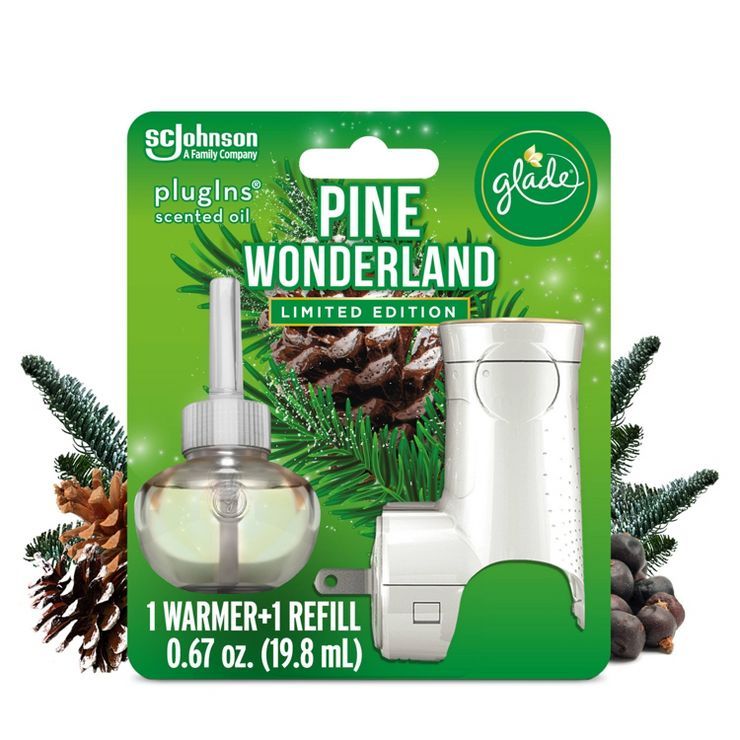 Glade PlugIns Scented Oil Air Freshener - Pine Wonderland - 0.67 fl oz | Target