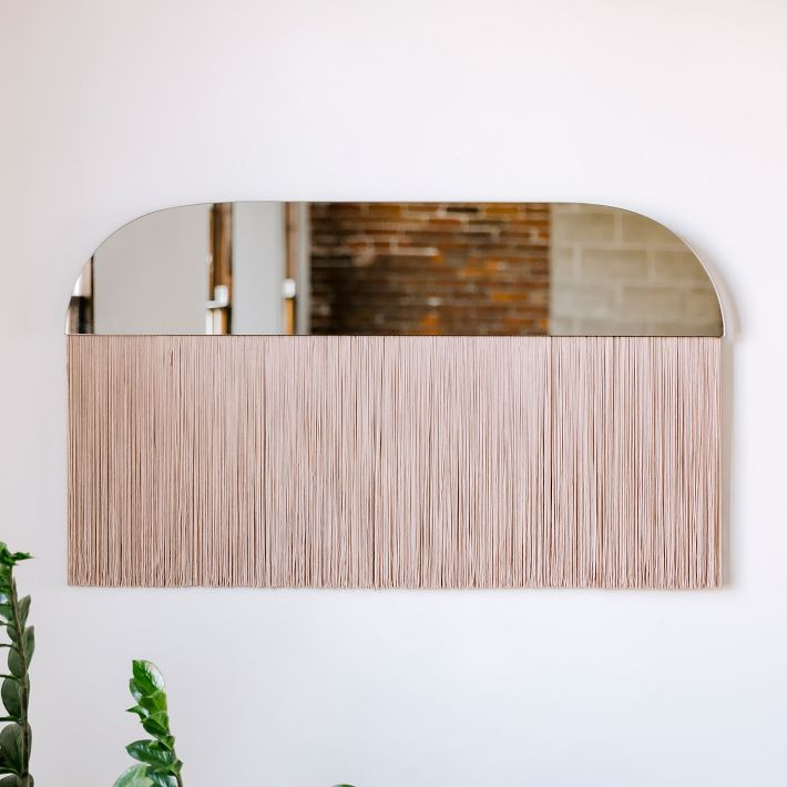 Candice Luter Sonata Slim Mirror w/ Fringe | West Elm (US)