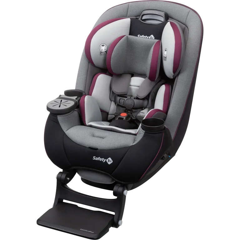 Safety 1ˢᵗ Grow and Go™ Extend 'n Ride LX All-in-One Convertible Car Seat, Winehouse, Infant... | Walmart (US)