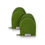 KitchenAid Asteroid Mini Oven Mitt, 5.5"x8", Matcha 2 Count | Amazon (US)
