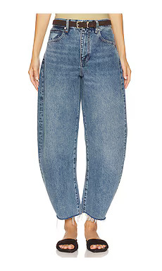 FRAME Bubble Crop in Knock Out Undone Fray from Revolve.com | Revolve Clothing (Global)