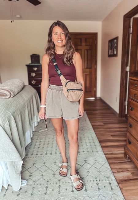 Wearing a size small in the tank (burgundy color— looks purple in person). My shorts are older but I linked similar options! 
My baggy belt bag color is sold out, but I linked the most similar color available. 


#LTKFindsUnder50 #LTKStyleTip #LTKFindsUnder100