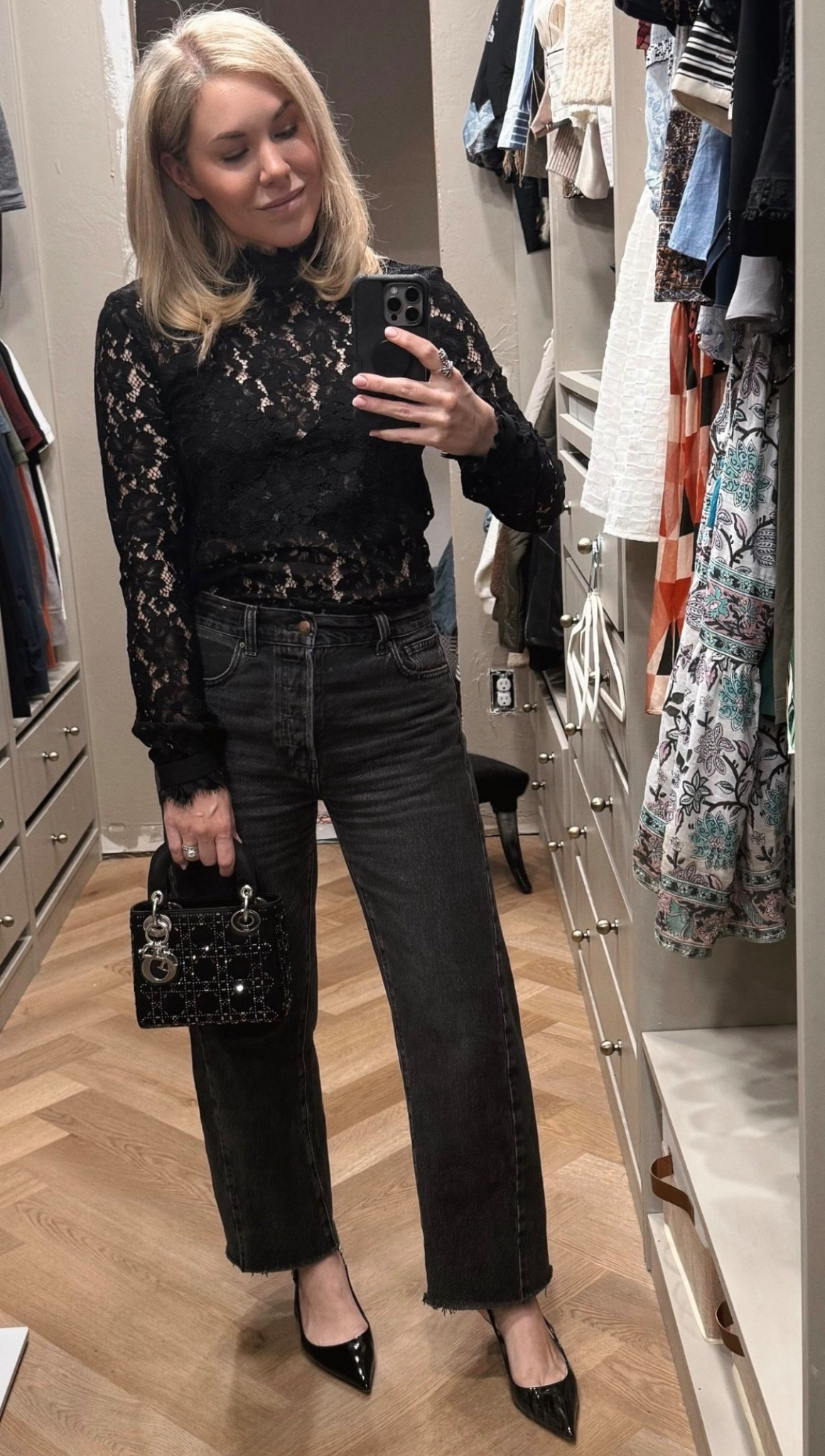 The ONLY barrel jeans I like
Date night 
Lace top


#LTKStyleTip 

#LTKdayinmylife #LTKootd