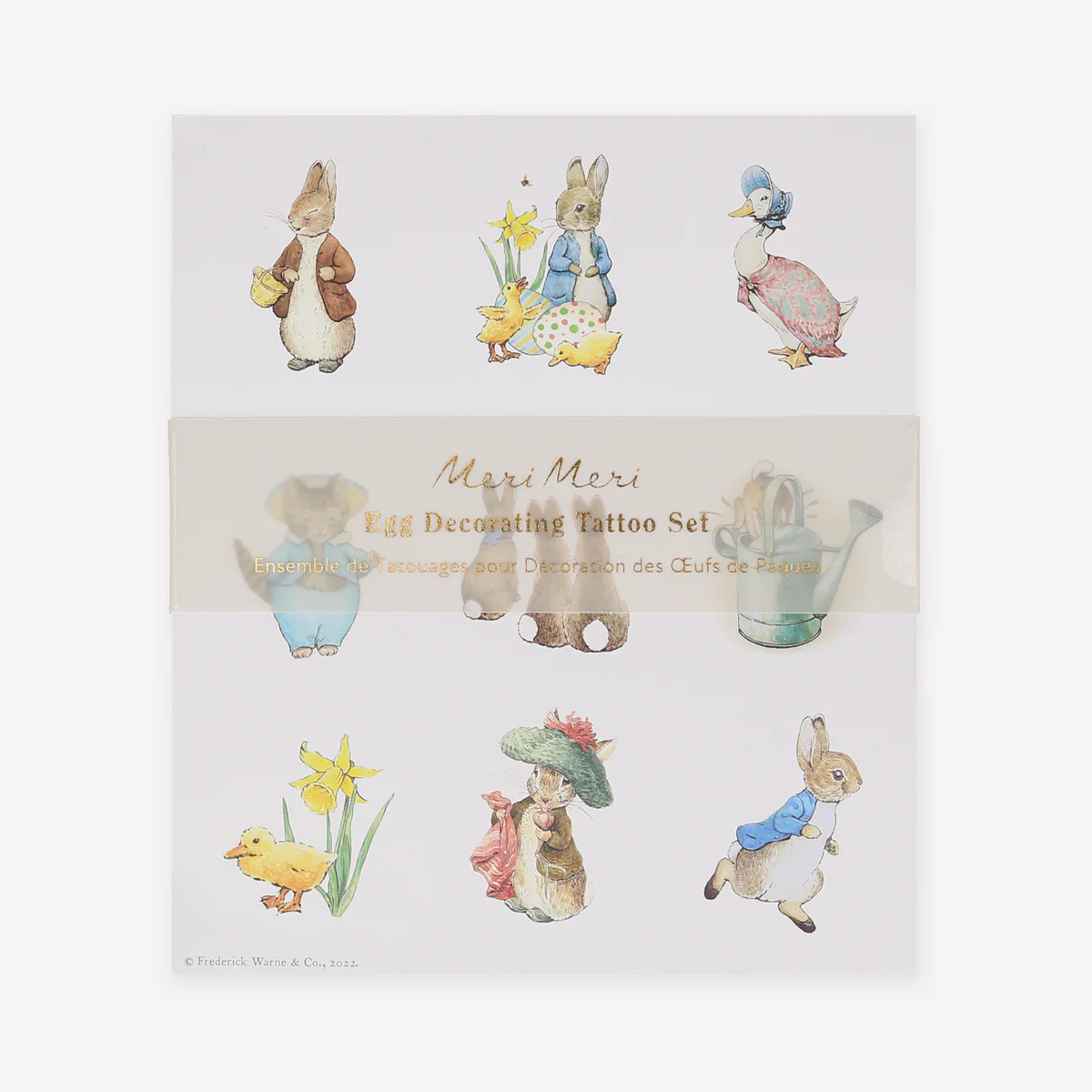 Peter Rabbit In The Garden Egg Decorating Tattoos (x 27 tattoos) | Meri Meri