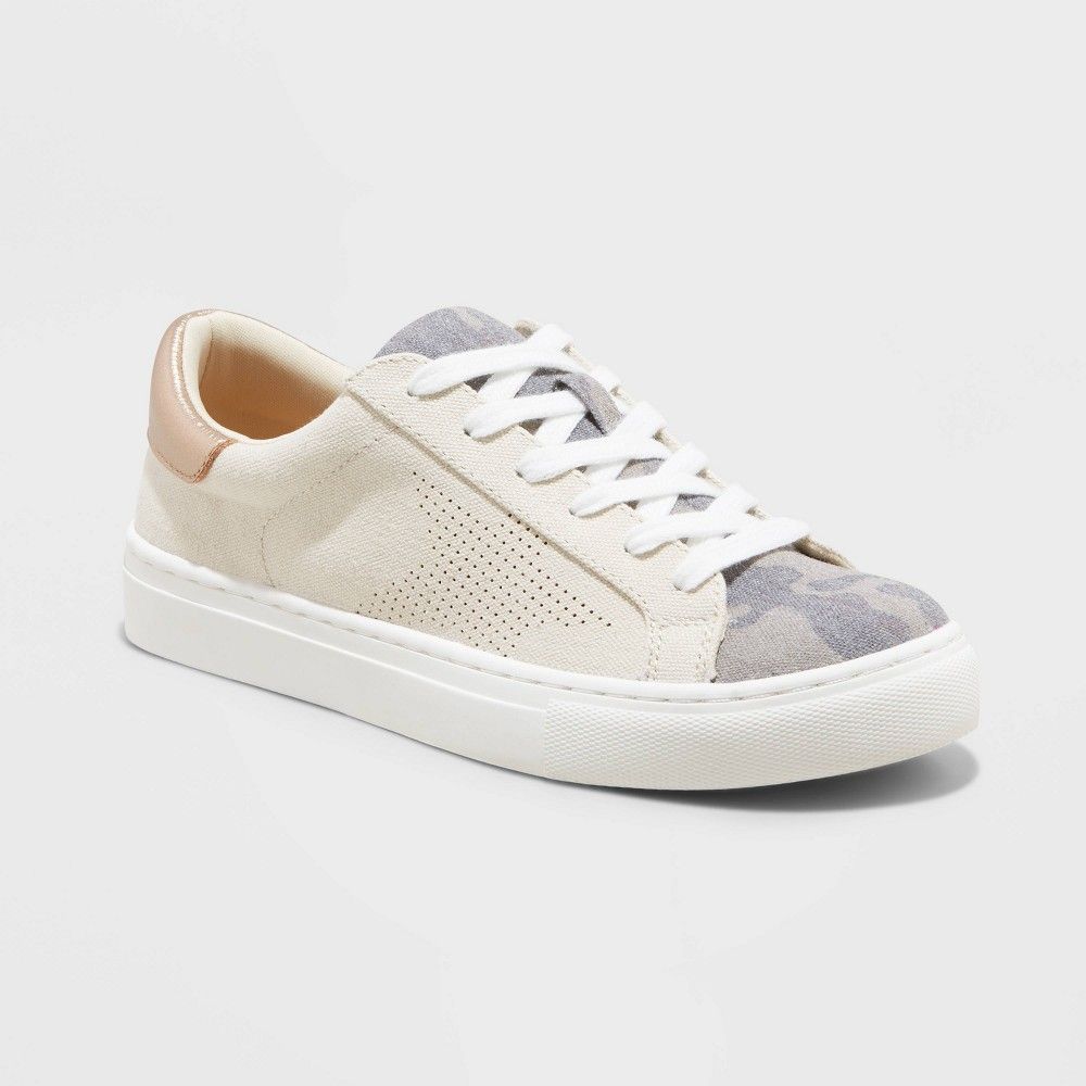 Women's Cadey Lace-Up Sneakers - Universal Thread Off White 12 | Target