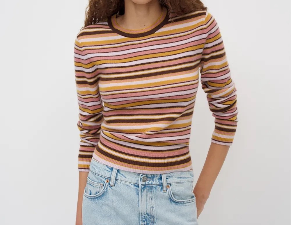 Spring outfit shopping! Ordered this striped sweater in a M! @Reformation 

#LTKdayinmylife #LTKootd #LTKSeasonal