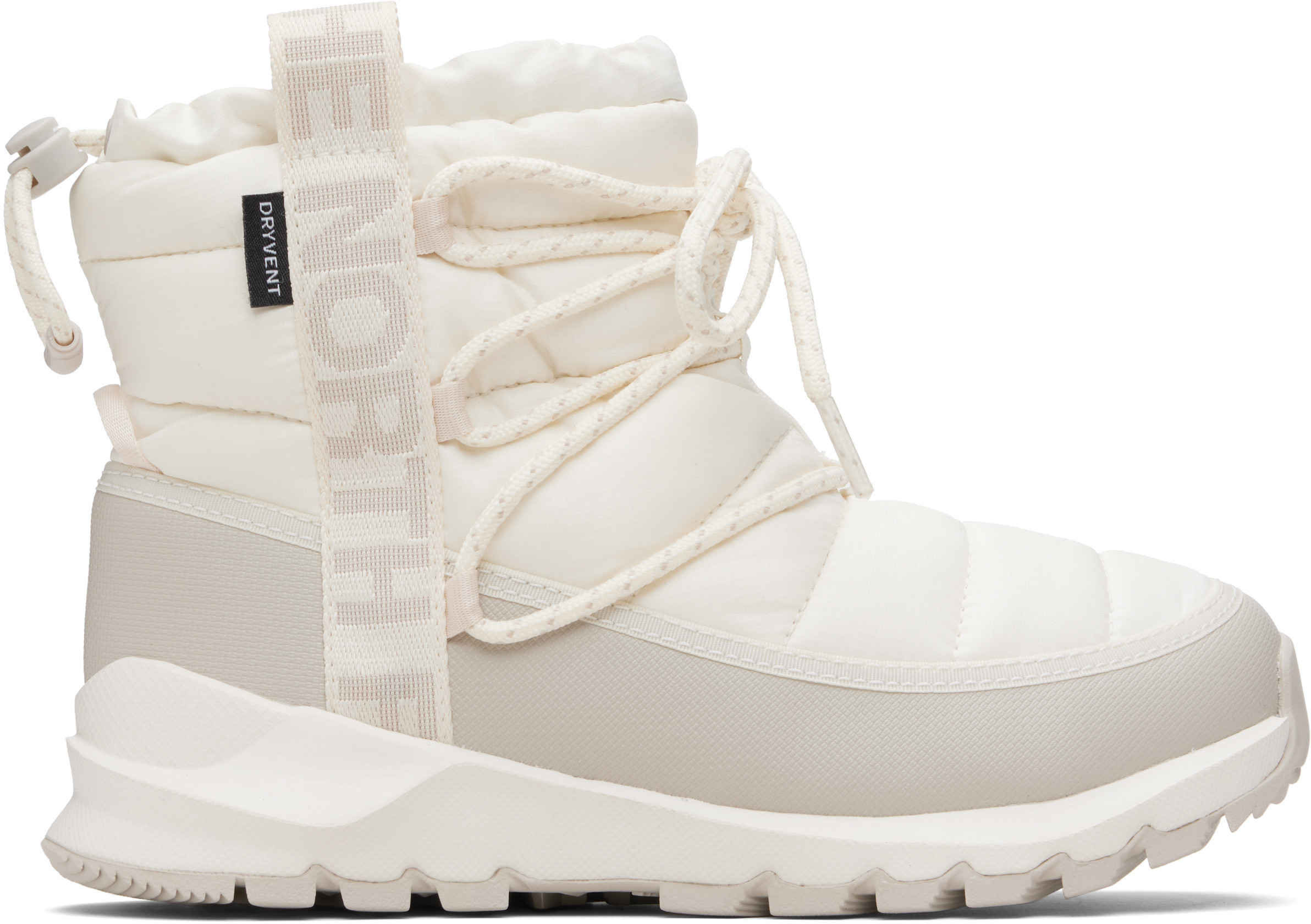 The North Face White THERMOBALL Lace Up Waterproof Boots | SSENSE