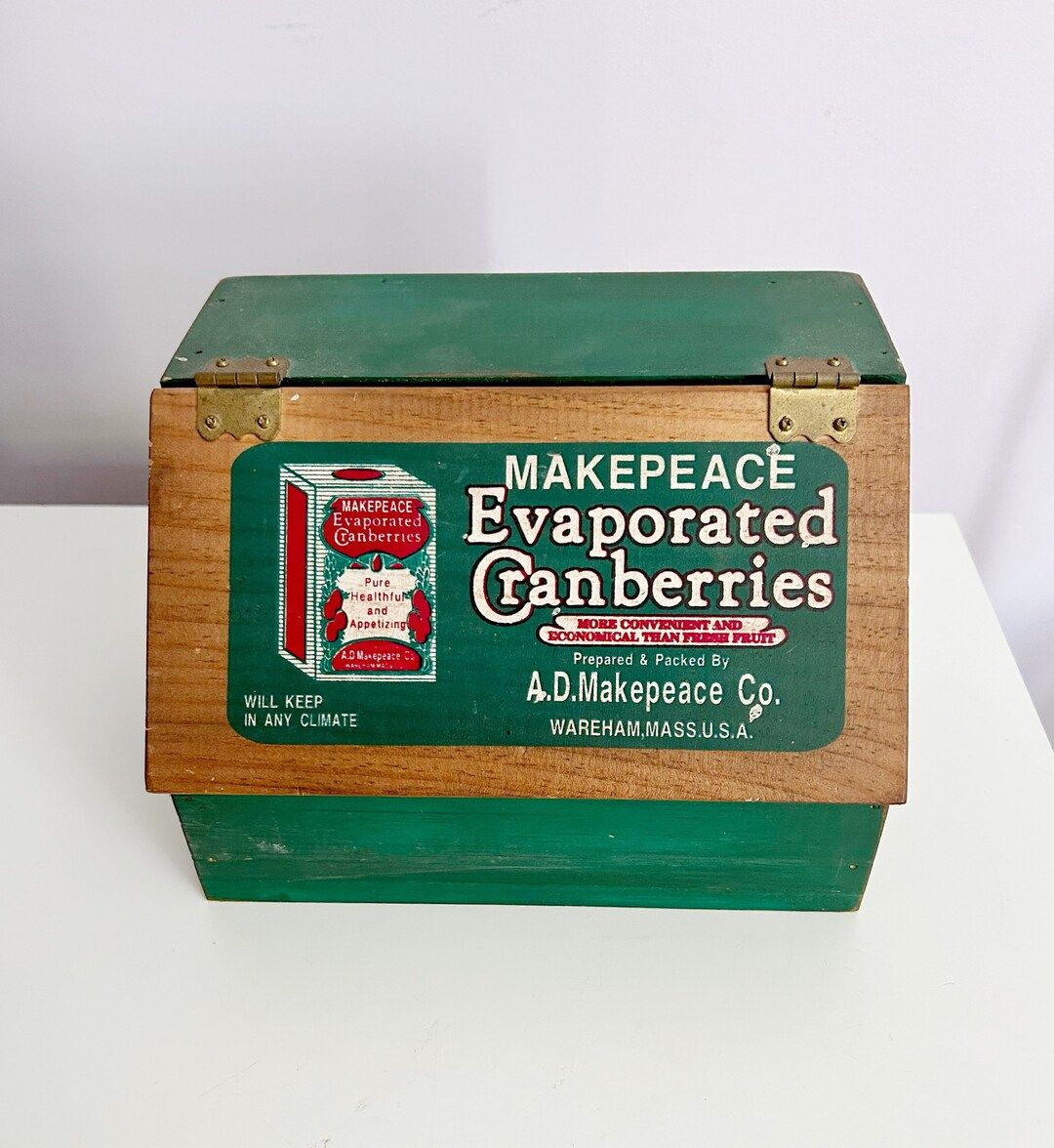 Vintage Cranberry Crate Makepeace Brand  From Wareham Massachusetts | Etsy (US)