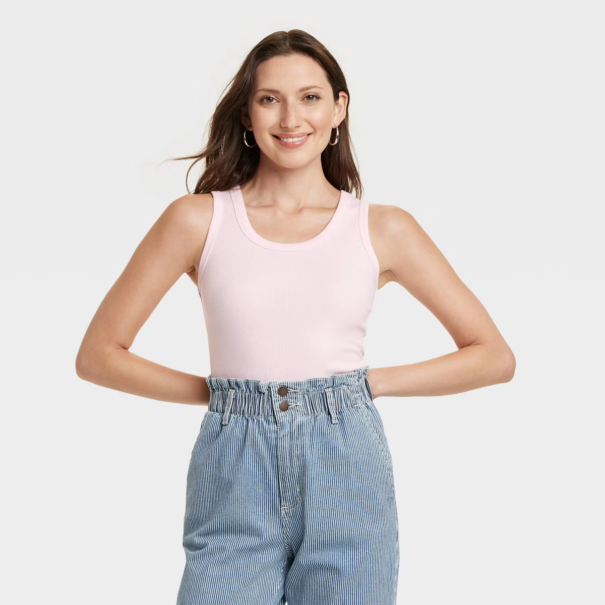 Women's Ribbed Shrunken Tank - Universal Thread™ | Target