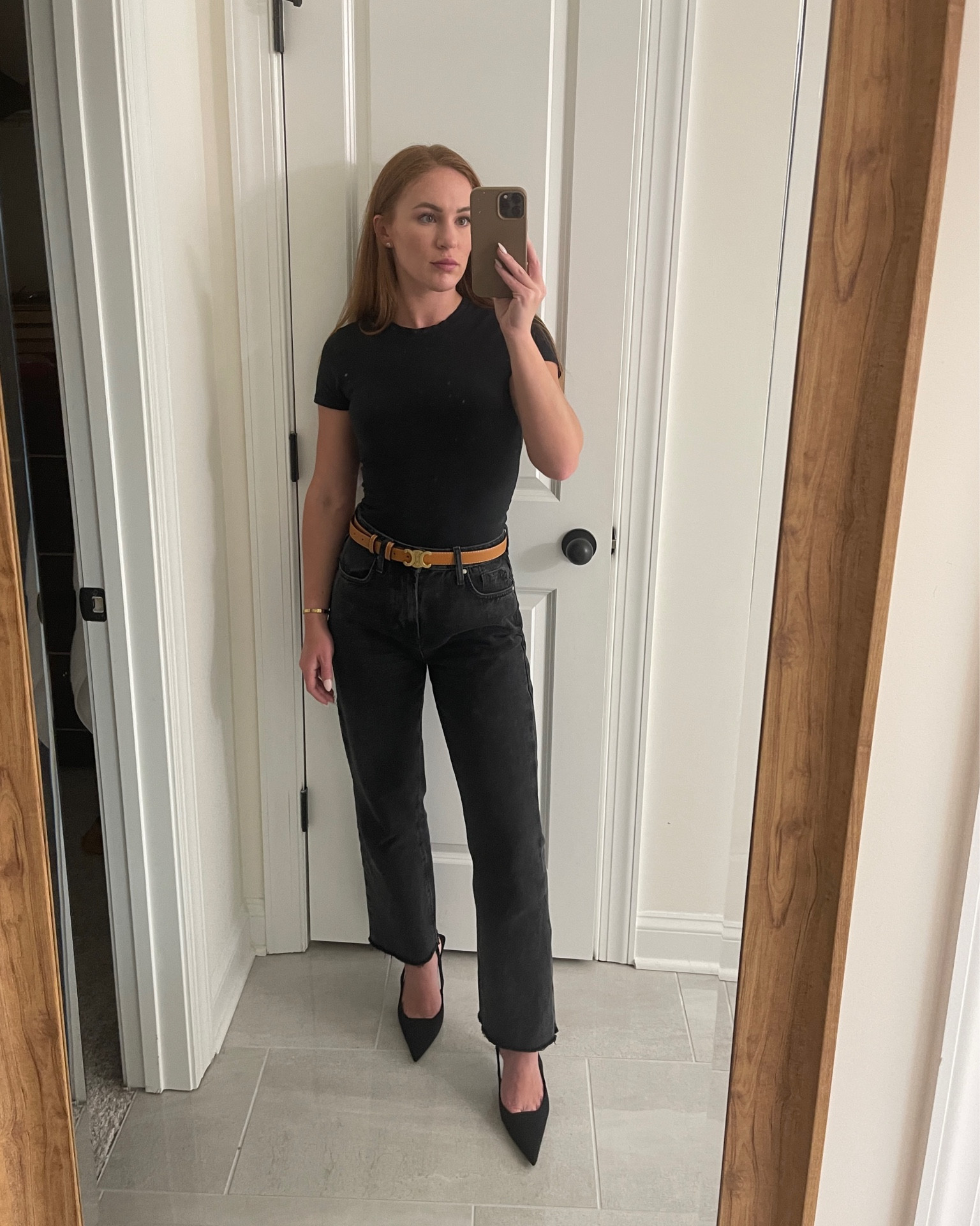 Fall fashion, black jeans, capsule wardrobe, Sofia Richie outfit inspo

Slingback heels are Zara 2275/110

#LTKfindsunder100 #LTKsalealert #LTKSeasonal