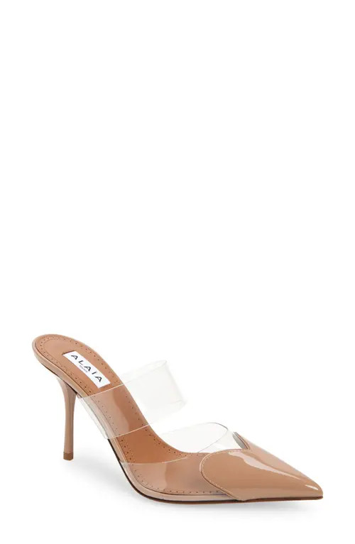 Alaïa High Love Heart Pointed Toe Mule in Chair at Nordstrom, Size 9.5Us | Nordstrom