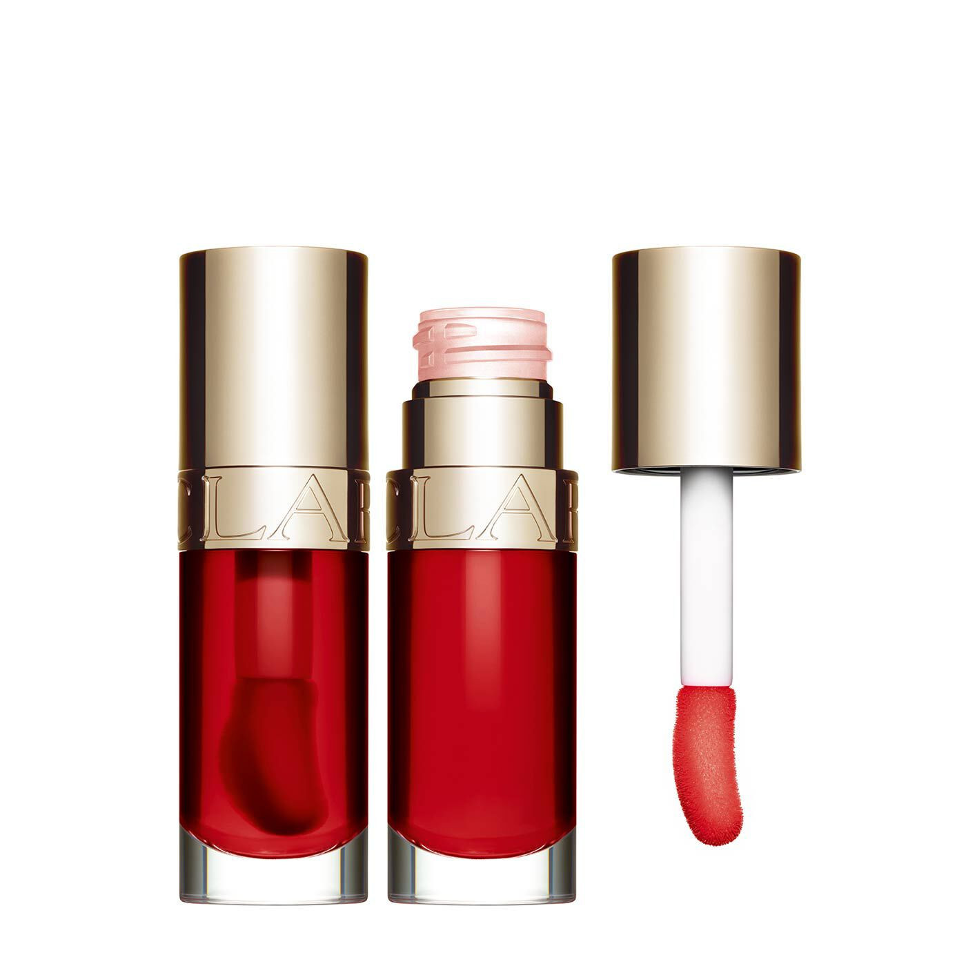 Clarins Lip Comfort Oil Hydrating and Plumping Lip Oil 0.2 Oz. - 08 strawberry | Clarins USA