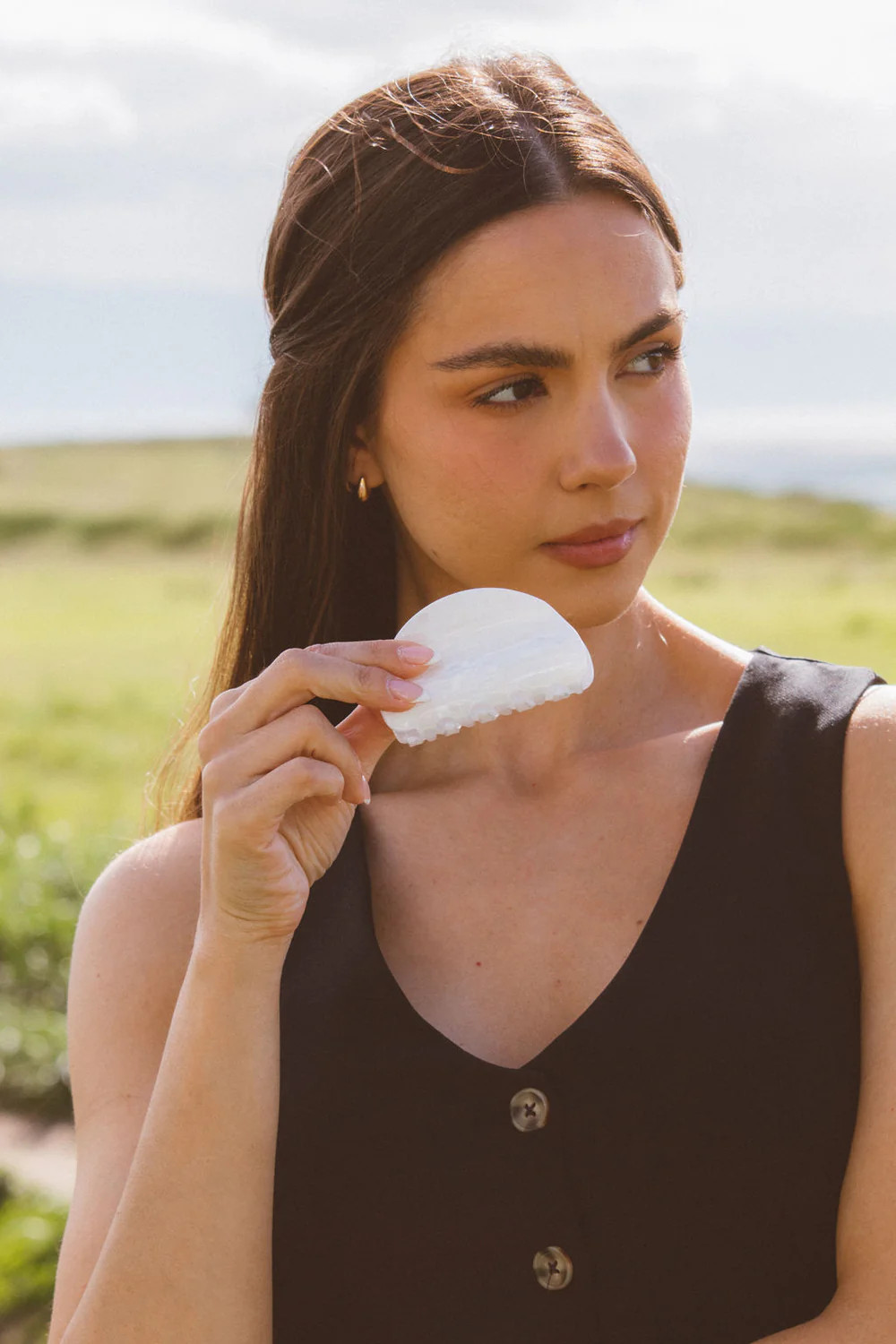 Grid Checked Claw Clip | Shop Andi