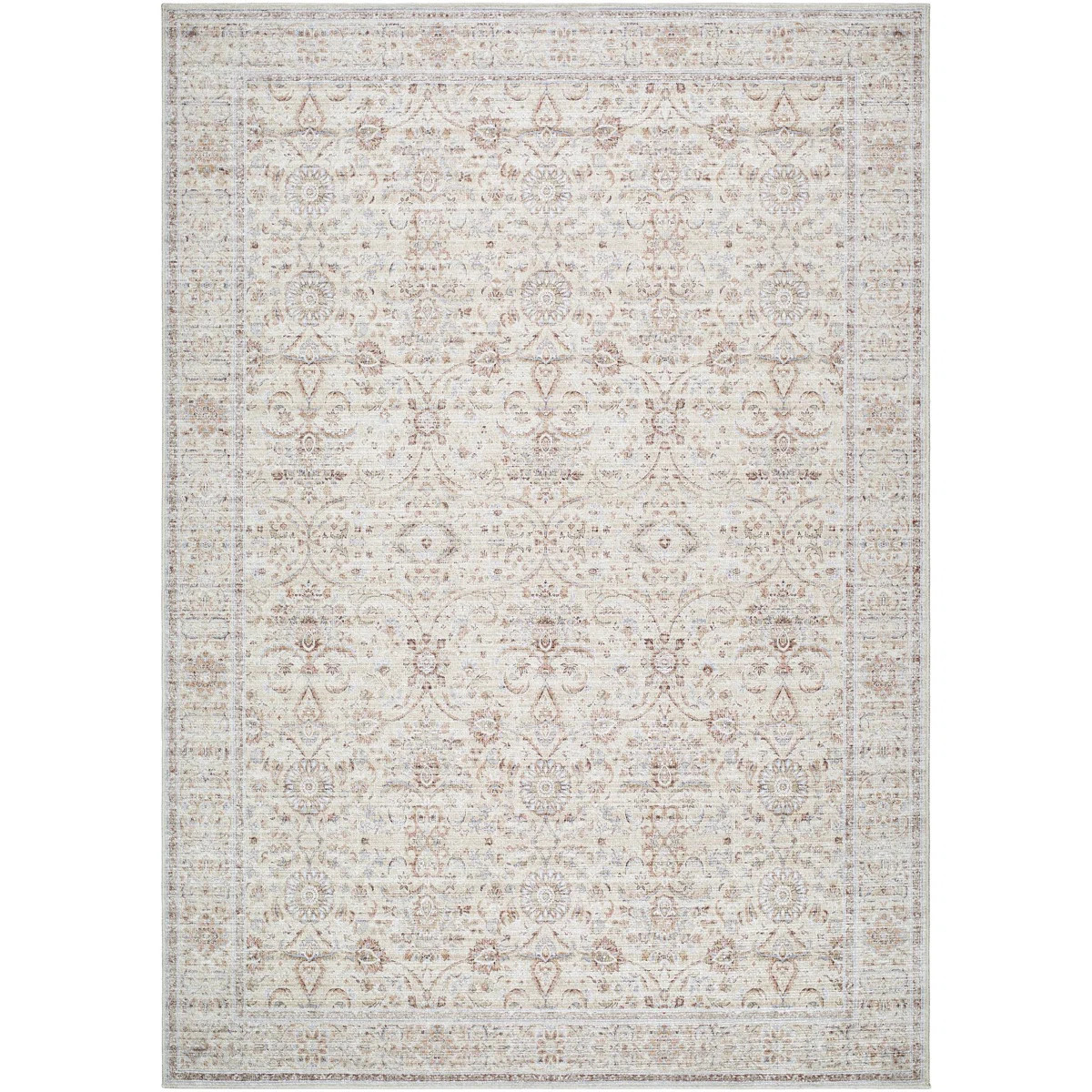 Our PNW Home x Livabliss Vintage Traditional Oriental Boho Rust Area Rug & Reviews | Wayfair | Wayfair North America