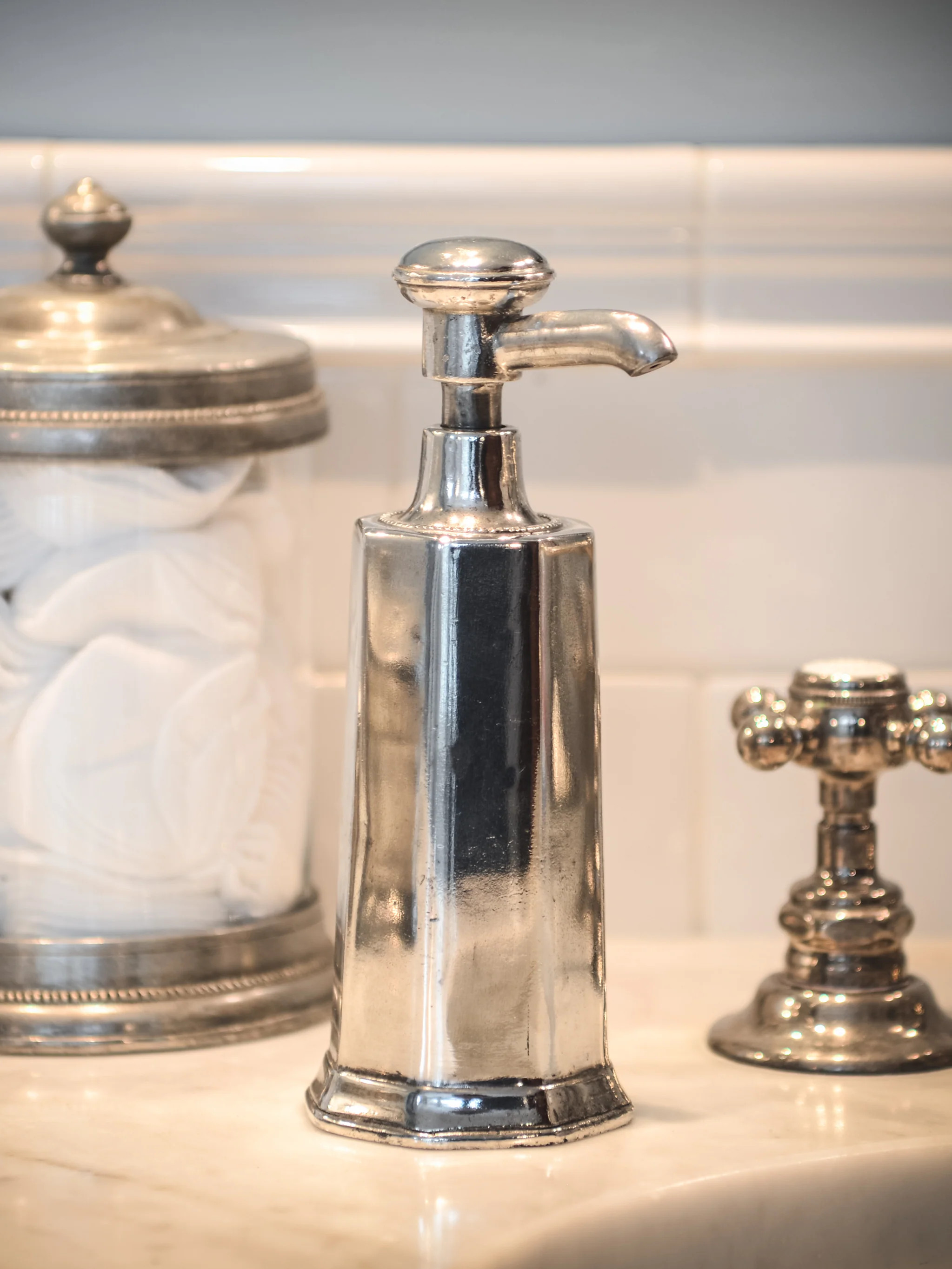 MATCH Pewter Soap Dispenser | Weston Table