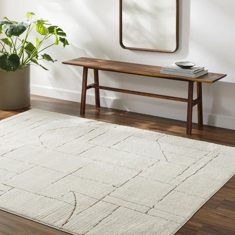 Asfand Cream/Brown Area Rug | Wayfair North America
