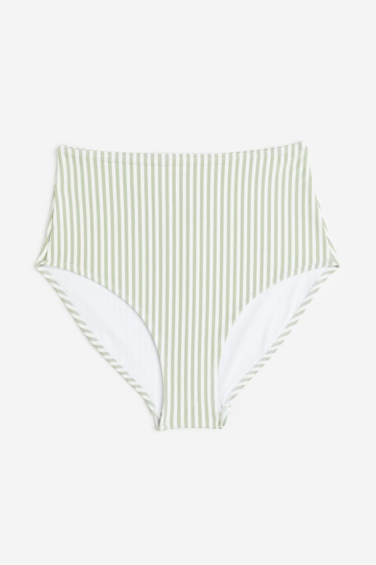 Bikini Bottoms - Light green/white striped - Ladies | H&M US | H&M (US + CA)