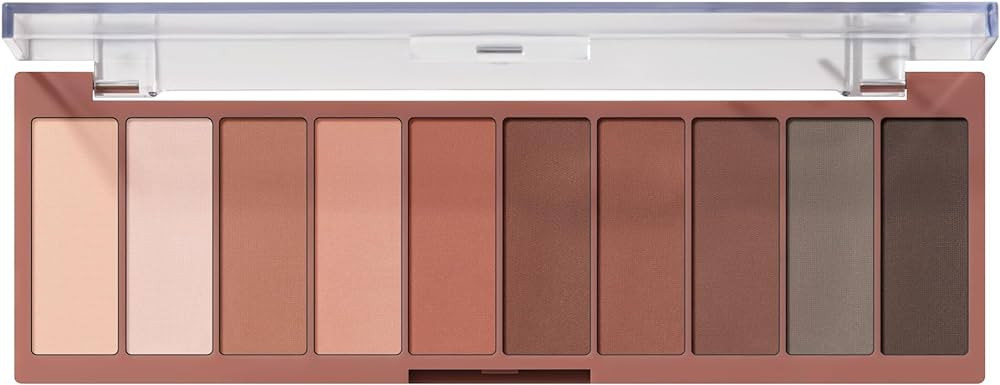 e.l.f. Perfect 10 Eyeshadow Palette, Ten Ultra-pigmented Nude, Matte Shades, Blendable Formula, V... | Amazon (US)