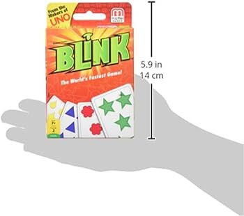 Mattel Games Reinhard Staupe's Blink Family Card Game, Travel-Friendly, with 60 Cards and Instruc... | Amazon (US)
