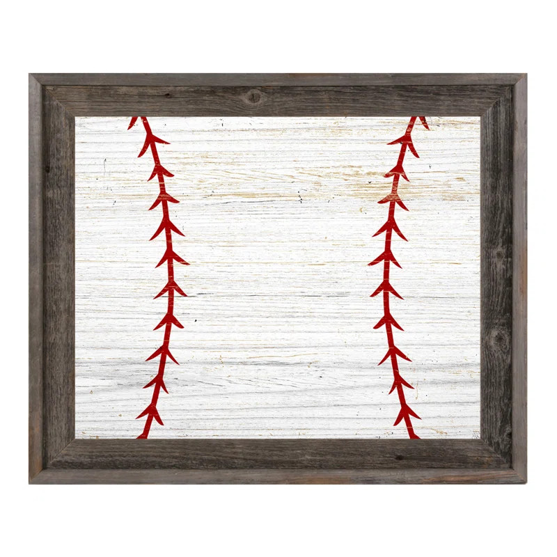 'Baseball' Framed Graphic Art | Wayfair North America
