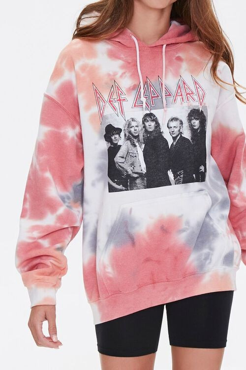 Def Leppard Graphic Tie-Dye Hoodie | Forever 21 (US)