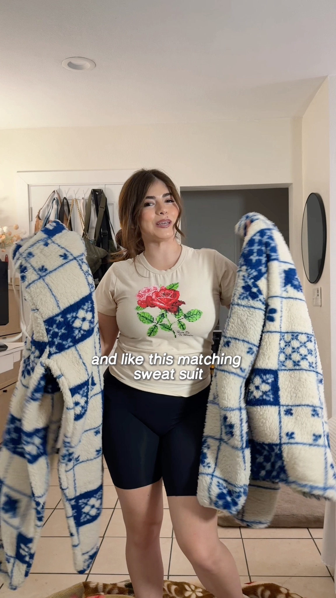 #WalmartPartner It’s wild seeing the same colors and designs from my childhood blanket on a fashion collection at @walmart 🥹🇲🇽 What used to just be a grocery stop now feels like a space that represents us. 
Fashion + cultura is the Nueva Vida Collection by Hija De Tu Madre ⭐️ only at Walmart.com 