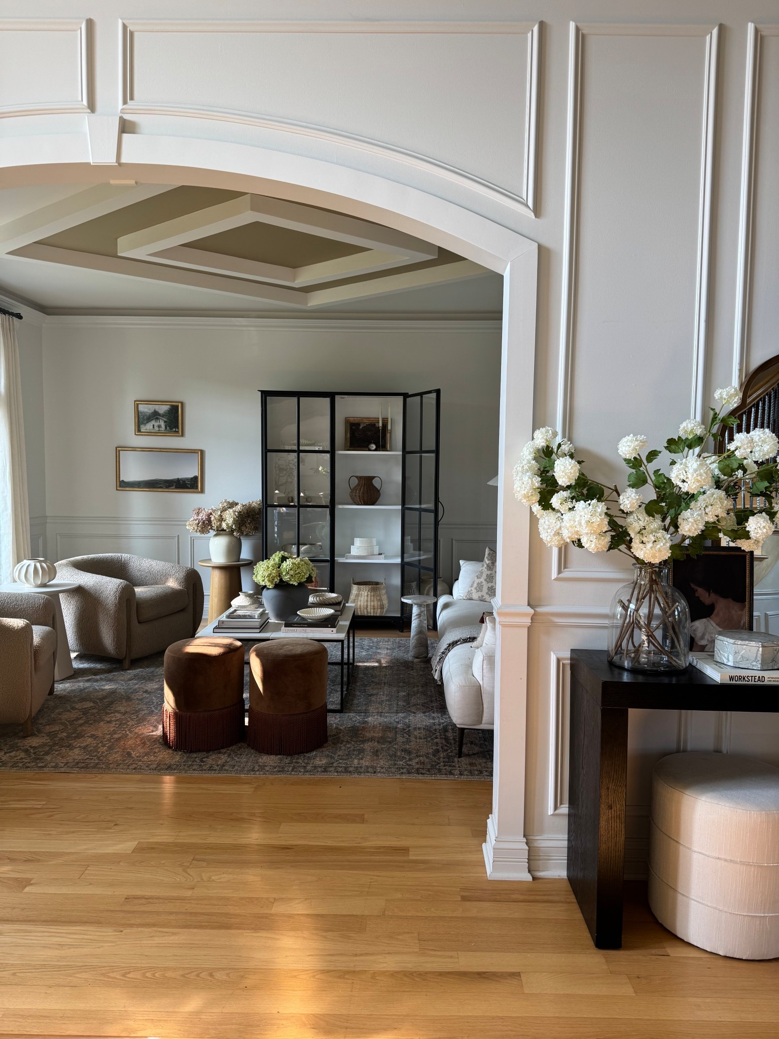 Front sitting room views and entryway! 
This space is a mix of high end and affordable home pieces. 

#wayfair #founditonamazon #target #entryway #amazonhome #ottoman #mcgeeandco #loloirug #cabinet #wayfairfinds #amazon #amazonhome 

#LTKSaleAlert #LTKSeasonal #LTKHome