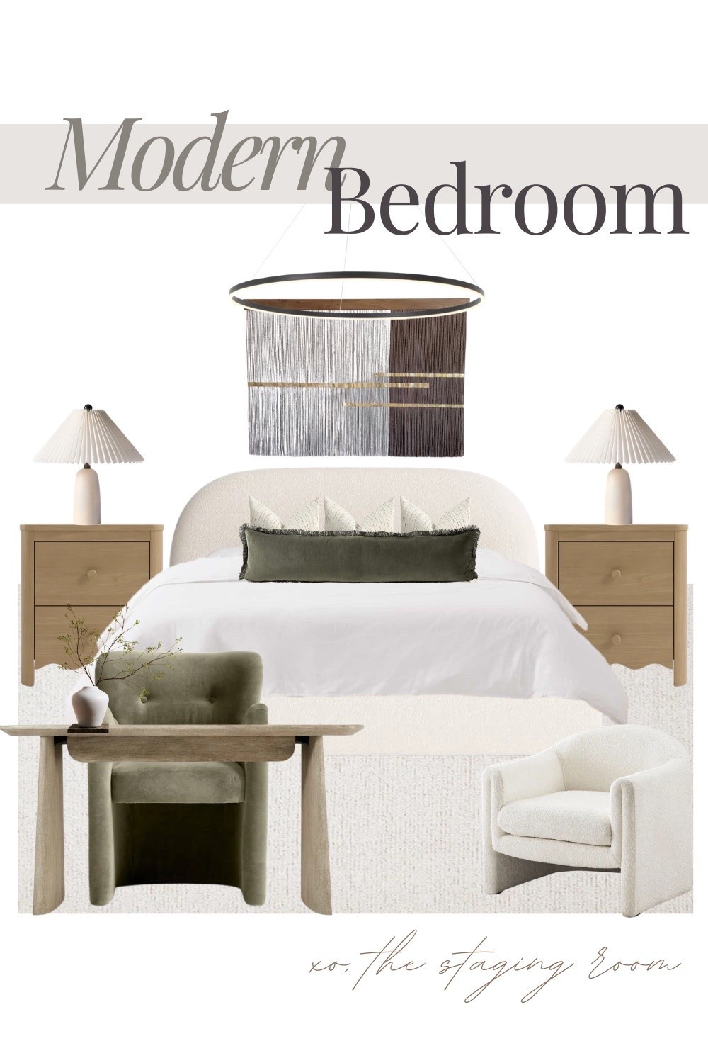 Modern bedroom with soft neutrals and olive accents 🤍

modern bedroom, neutral bedroom, bedroom ideas, organic modern bedroom, bedroom decor, upholstered bed, platform bed, wood nightstand, nightstand, table lamp, bedroom lighting, bedroom desk, writing desk, olive accent chair, accent chair, lounge chair, area rug, textured rug, cozy bedroom, minimalist home, neutral home decor, bedding, interior design

#LTKHome #LTKSaleAlert