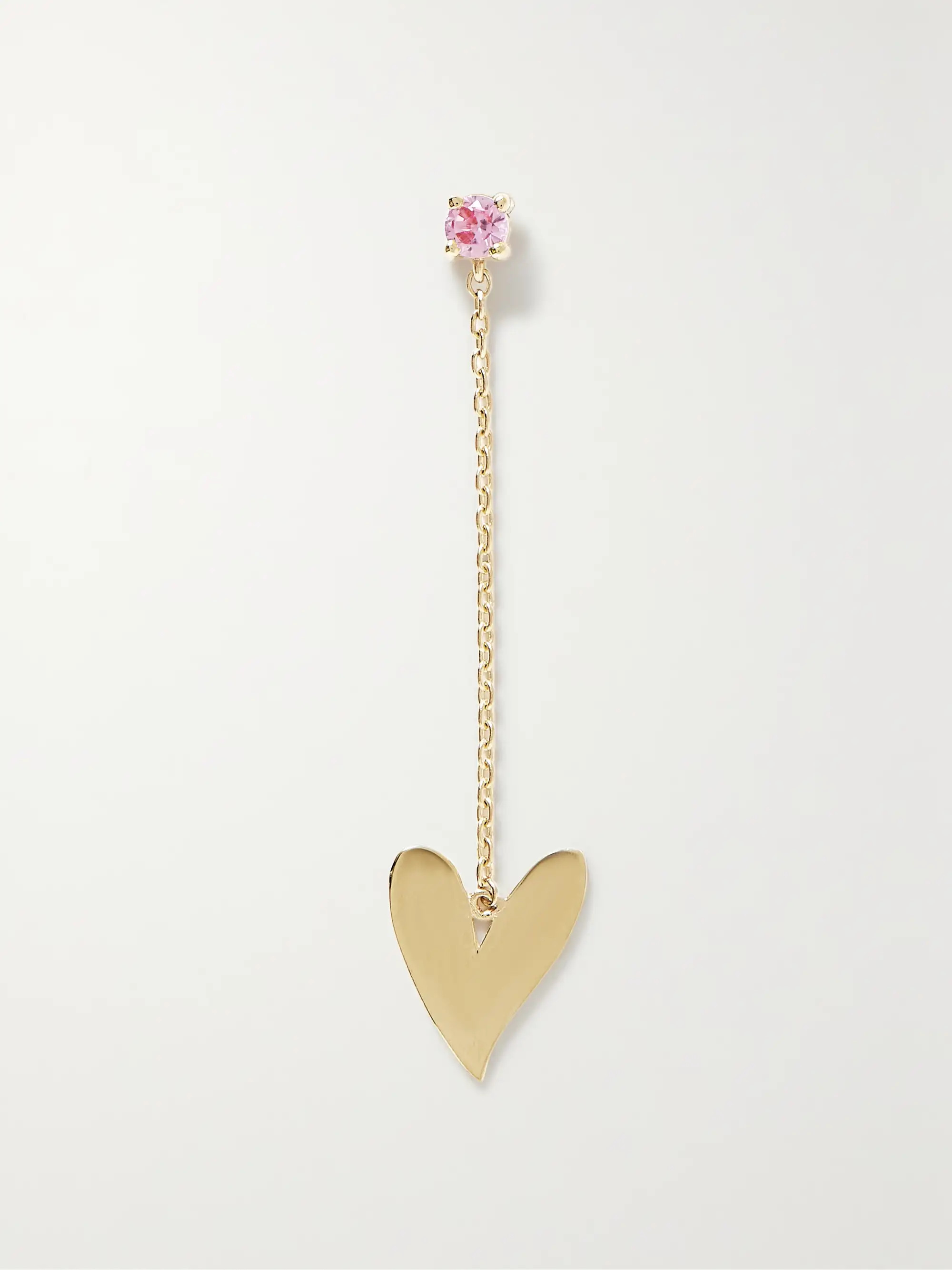 CHARMS COMPANYBe Mine 14-karat gold sapphire single earring | NET-A-PORTER (US)