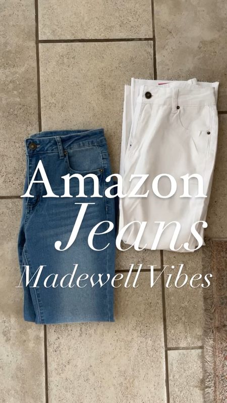 Like and comment “AMAZON JEANS” to have all links sent directly to your messages. Y’all sold out the Walmart raw hem jeans I shared a few weeks ago but one of you sent me these cute finds from Amazon! So dang good 💕
.
#founditonamazon #amazonfinds #amazonfashion #womensjeans #jeans #denim 

#LTKWorkwear #LTKSaleAlert #LTKFindsUnder50