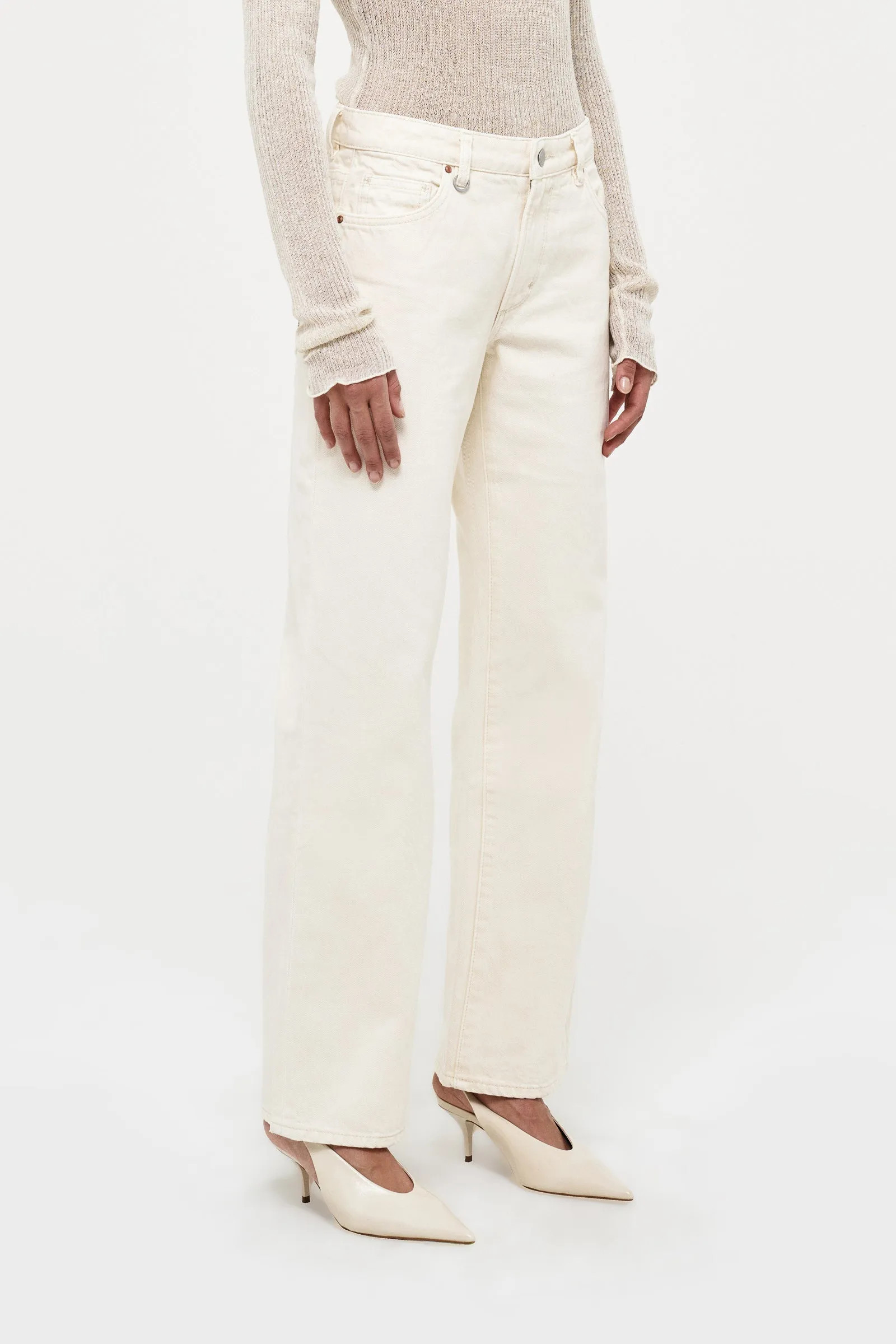 Daria Boyfriend - Light Cream | Neuw Denim