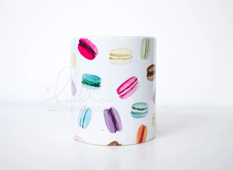 Macaron Shuffle (Mug)IMPORTANT- Holiday Arrival Guarantee has passed for mugs | Etsy (US)