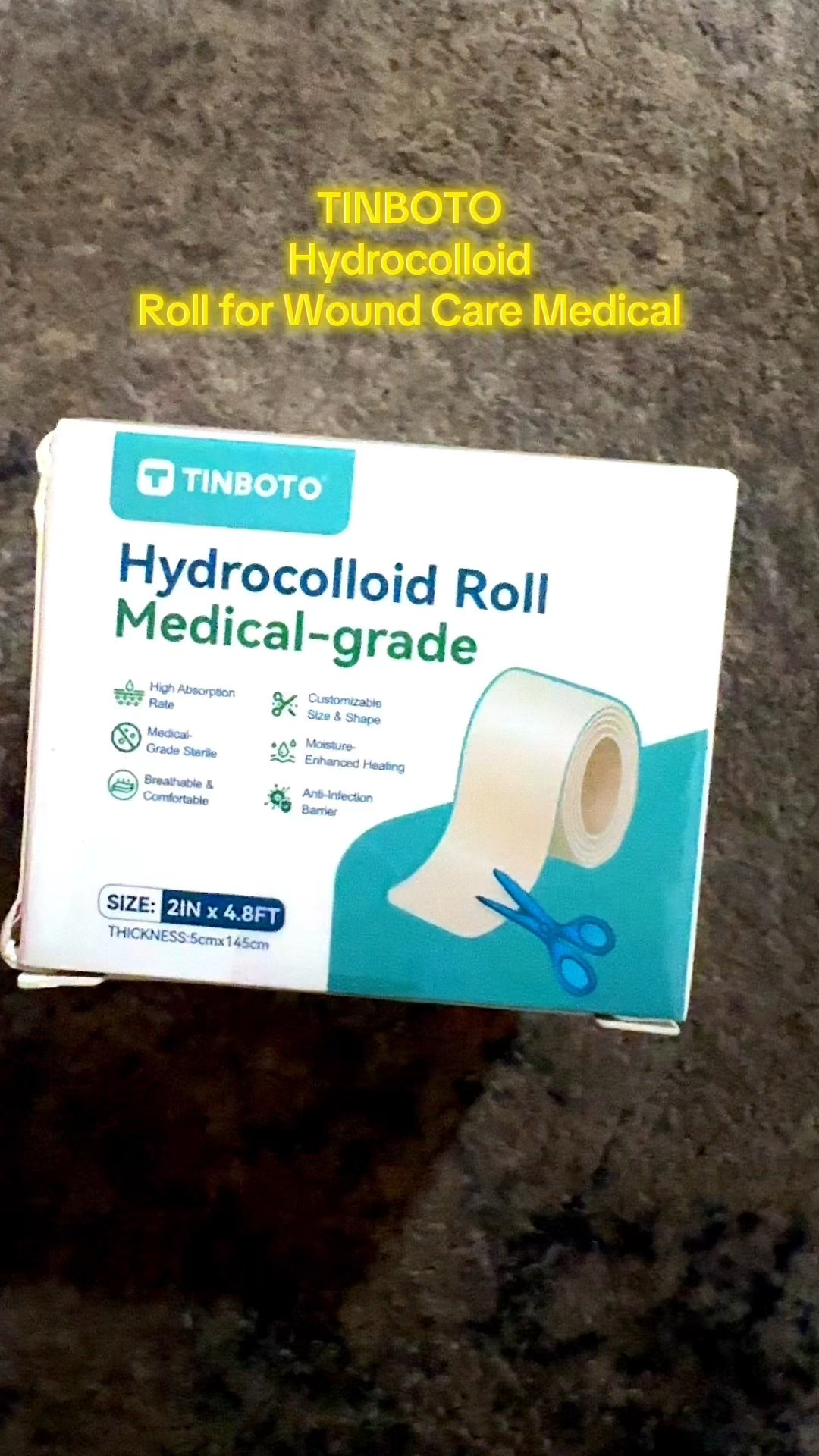  Hydrocolloid Roll for Wound Care Medical-grade Self-Adhesive Bandages 2IN x 4.8FT Effective Wound Management

#LTKselfcare #LTKActive #LTKU