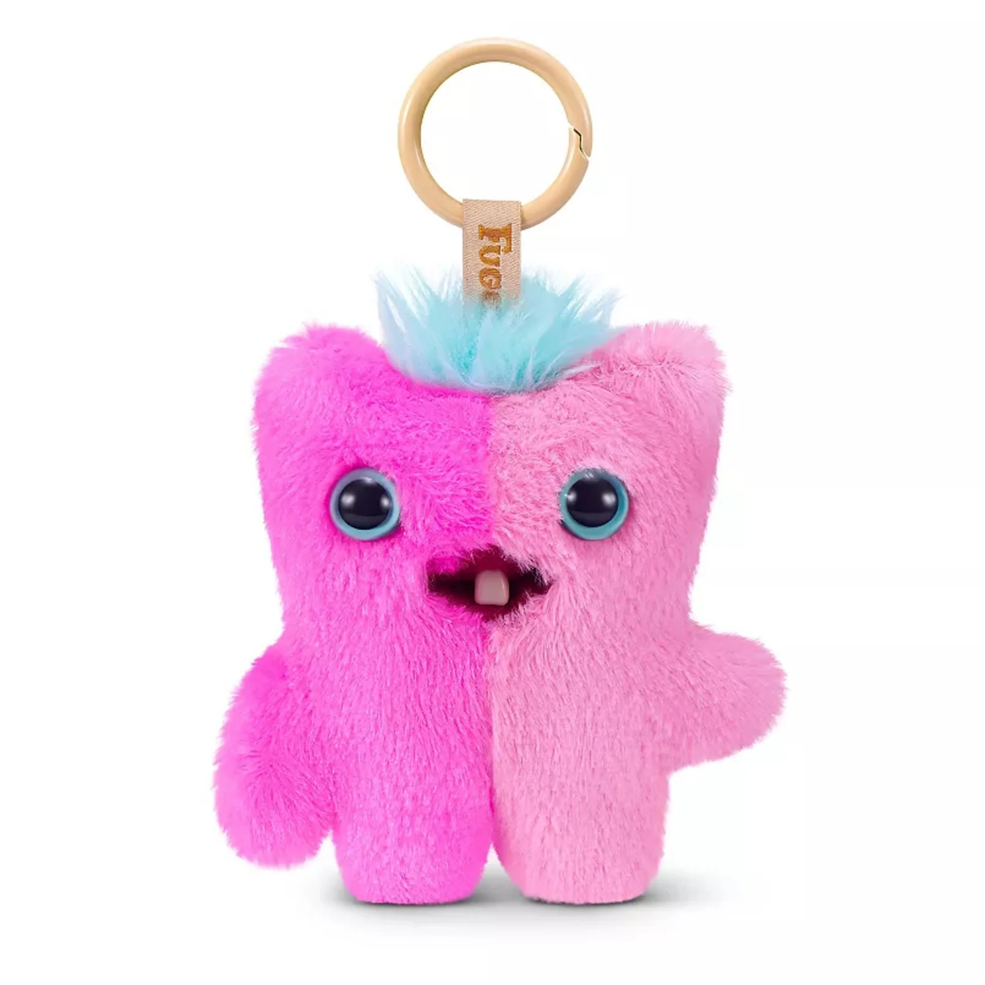 ZURU Fuggler Baby Pinkles Wide Eyed Screech 3.5 Inch Plush Keychain | Shop Simon