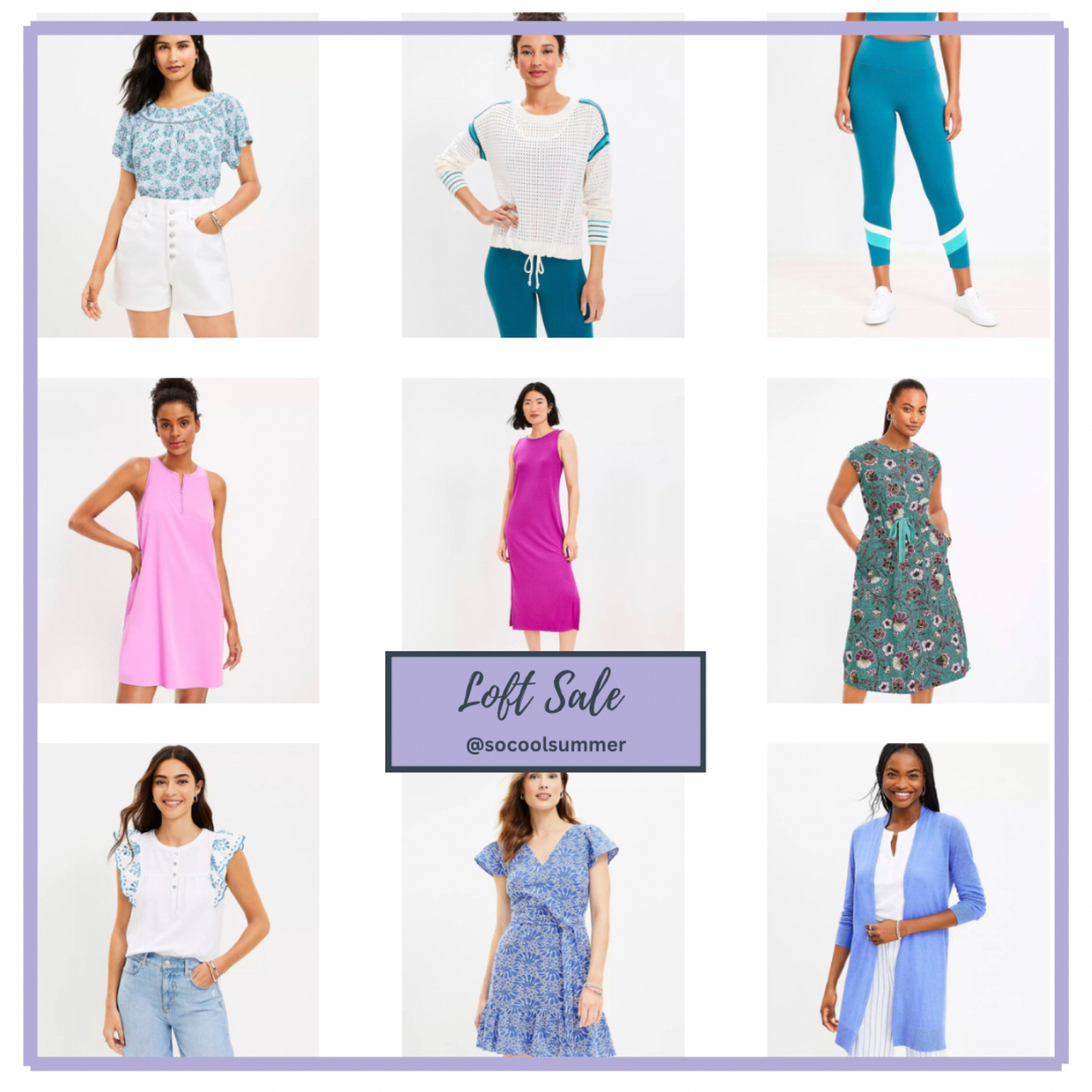 Loft 60% off all sale items this weekend. I spy pants in summer colors, cute dresses, and some blouses that would be great to layer with!

#LTKBacktoSchool #LTKunder50 #LTKsalealert