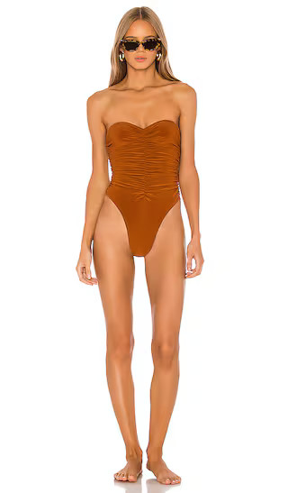 Slinky Marissa One Piece in Bronze | Revolve Clothing (Global)